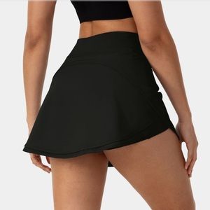 HALARA inside Drawstring Pocket Dolphin Hem 2-in-1 Mini Tennis Skirt